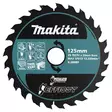 Makita E-28880 Efficut pyÃ¶rÃ¶sahanterÃ¤ puulle (125 x 20 x 1,35 mm, Z-25) - Pyörösahanterät puulle - E-28880 - 1