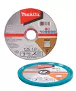 Makita Katkaisulaikka Ø125x1,0 RST, 12kpl/pkt (E-03040-12) - Tarkkaa ja nopeaa katkaisua INOXille! - Katkaisulaikat - 104320 - 3