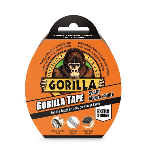 Gorilla teippi musta 11 metri=C3=A4 48 mm - Gorillateipit ja ilmastointiteipit - WD66100000 - 2
