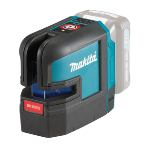 Makita Punainen Ristiviivalaser +pisteet, 35m SK106DZ - Lasertyökalut - 103480 - 1