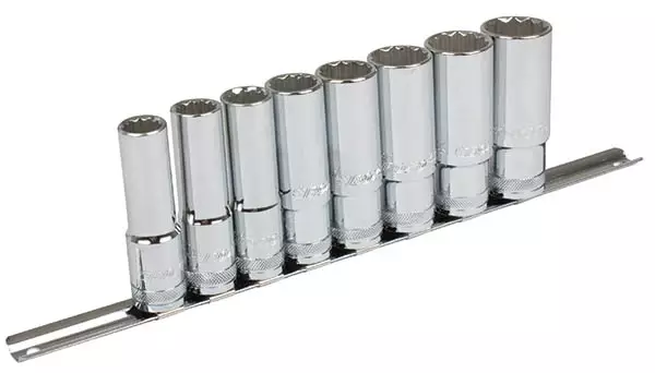 BOXO Hylsysarja 1/2" PitkÃ¤t | 13-24mm (8-osainen) - 1/2" Hylsysarjat - 104120 - 1