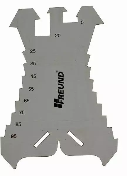 Freund Piirtosabluuna / Ritsaussabluuna RST | 5â€“100 mm (Malli 01132000) - Suorakulmat ja viivaimet - 101090 - 1