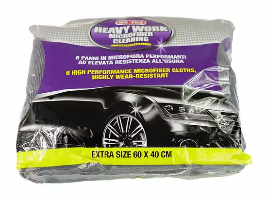 Ma-Fra Xtra Brilliance Mikrokuituliina | 6 kpl SÃ¤Ã¤stÃ¶pakkaus (60 x 40 cm) - Prescon autonpesuaineet - 00000100 - 1