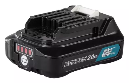 Makita BL1021B Li-ion akku 12V Max CXT / 2,0Ah varaustilan näytöllä (197396-9) - Makita CXT (10,8V / 12V) akut - 106001 - 1