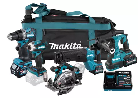 Makita Akkukonesarja 40V XGT | DK0197G501 (5 Konetta + 3 Akua + PyÃ¶rÃ¤llinen Laukku) - Makita Akkukonesarjat - DK0197G501 - 1