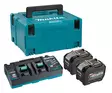 Makita 191Y97-1 PowerPack XGT 40V â€“ SisÃ¤ltÃ¤Ã¤ 2 x 8,0 Ah High Power -akkua (BL4080F), DC40RB-kaksoislaturin ja Makpac-laukun - Makita akkutyökalujen laturit - 191Y97-1 - 1