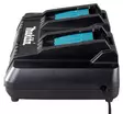 Makita Tuplapikalaturi LXT 14.4V-18V | DC18RD (Kahdelle akulle) - Makita akkutyökalujen laturit - 100301 - 4