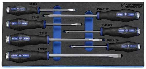 Boxo Lyöntiruuvitalttasarja (284-BX005) - Moduulit työkaluvaunuille - 951 - 1
