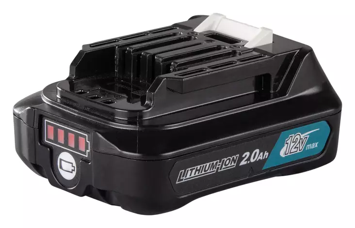 Makita BL1021B Li-ion akku 12V Max CXT / 2,0Ah varaustilan nÃ¤ytÃ¶llÃ¤ (197396-9) - Makita CXT (10,8V / 12V) akut - 106001 - 1