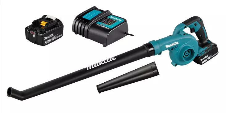 Makita DUB186SFX1 Akkupuhallin 18V LXT | Sis. 3.0Ah Akku & Laturi (PitkÃ¤ putki) - Akkulehtipuhaltimet - DUB186SFX1 - 1