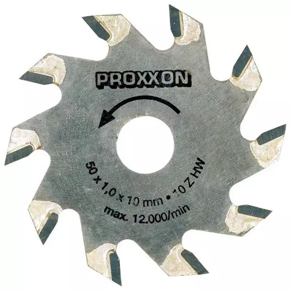 Proxxon KovametallipalaterÃ¤ Ã˜50mm 10-hampainen (28016) - Tarkkuuskoneen katkaisulaikat ja terät - 101351 - 1