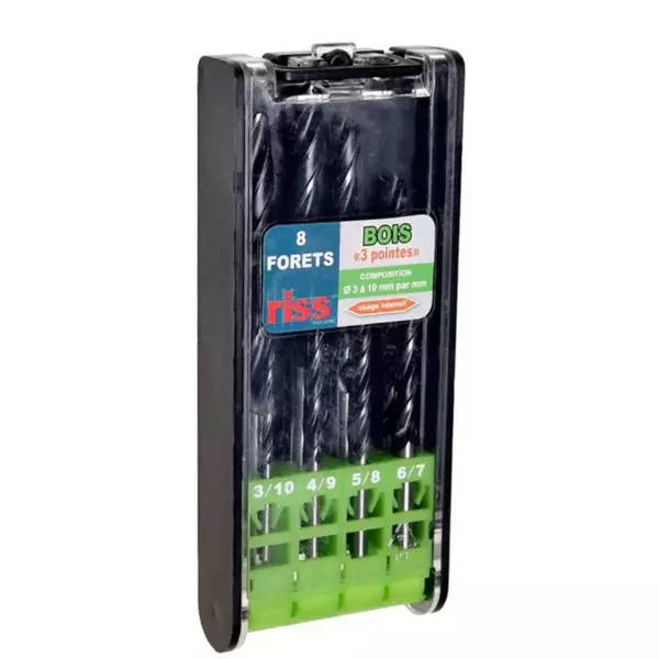 Riss PuuporaterÃ¤sarja 8-osainen - Poranteräsarjat - 100881 - 1