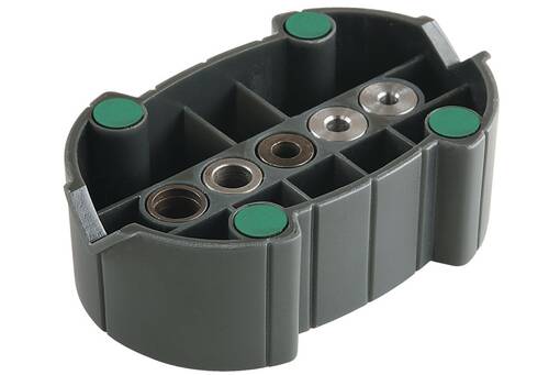 Wolfcraft Poraohjain 4-10mm - Täydellinen apuväline tarkkaan poraamiseen - Merkintätuotteet - 101642 - 1