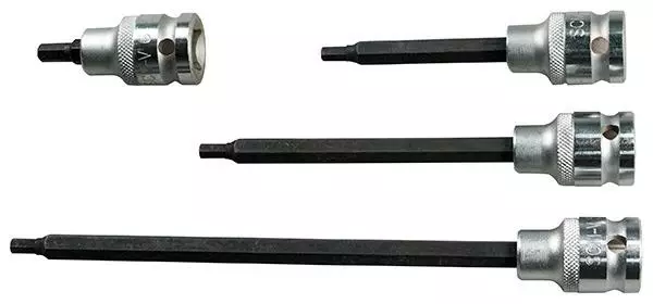 BOXO PitkÃ¤ Kuusiokolohylsy 1/2" | 5â€“17 mm (Pituus 100 mm, Irtomyynti) - Kuusiokolo ja Torx- hylsyt 1/2" - 100mm-kuusiok12 - 1