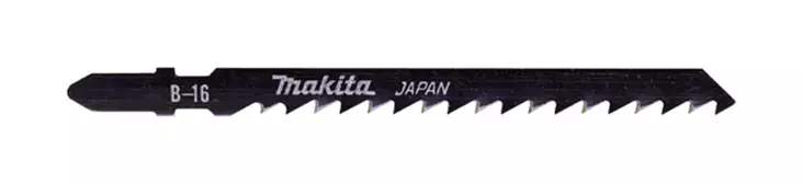 Makita Pistosahanterä 75 mm B16, 5 kpl (A-85684) - Tehokasta ja nopeaa sahausta puulle ja muoville - Pistosahanterät puu ja muovi - 100182 - 1