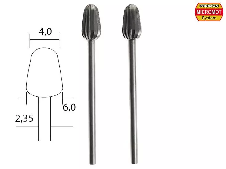 JyrsintÃ¤puikko Kartio 4,0 mm (28723) - Tarkkuuskoneen jyrsinterät - 101482 - 1