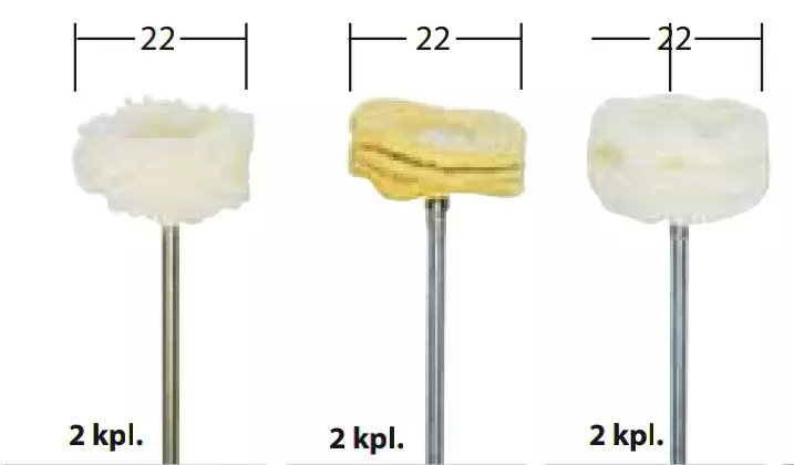 Proxxon mikro-kiillotuslaikat 28801/28802/28803/28798 - Tarkkuuskoneen kiillotussarjat - 101362 - 1
