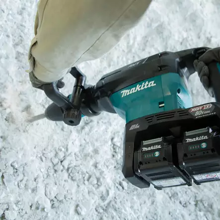 Makita HM002GZ Piikkausvasara XGT 80V (2x40V) SDS-MAX â€“ JÃ¤reÃ¤ 20,9 J Iskuvoima ja AVT - Makita XGT 40V akkuporakoneet - HM002GZ03 - 2