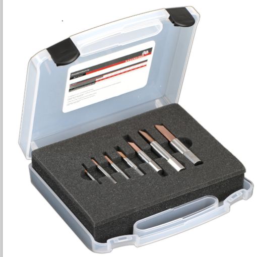 Katkenneille kierretapeille murskaintappisarja, 7-os. M3-12 - Vastakierretapit - 104113 - 1