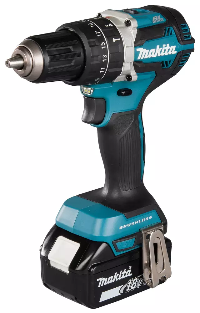 Akkuiskuporakone LXT +akut ja laturi DHP484RTJ - Makita LXT 18V akkuporakoneet - 103383 - 1