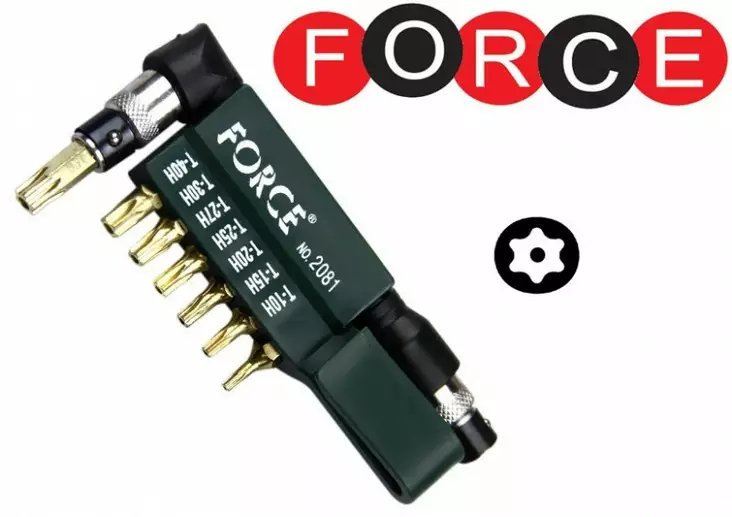 Force Kulmaväännin irtokärjille - Ruuvimeisselit ja ruuvimeisselisarjat - 101473 - 4