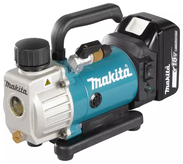 Makita DVP180Z AkkutyhjiÃ¶pumppu 18V LXT | 50 l/min (IlmalÃ¤mpÃ¶pumpuille & KylmÃ¤laitteille) - Makita ilmapumput ja painepuhaltimet - 103033 - 2