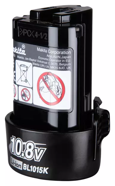 Makita BL1015K Li-ion putkiakku 10,8V / 1,5Ah (1913U9-9) - Makita CXT (10,8V / 12V) akut - 106014 - 1