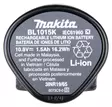 Makita BL1015K Li-ion putkiakku 10,8V / 1,5Ah (1913U9-9) - Makita CXT (10,8V / 12V) akut - 106014 - 5