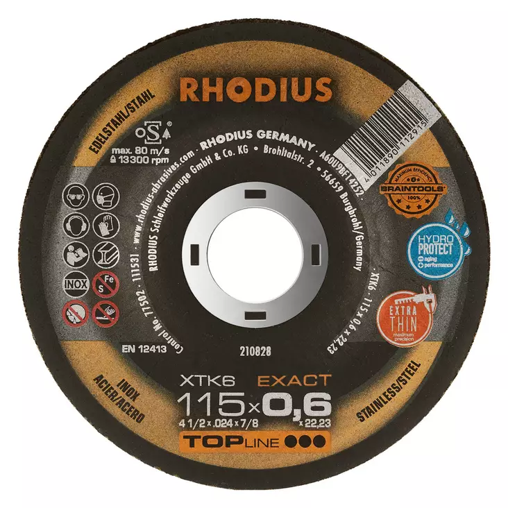 Katkaisulaikka Ø125x0.6mm RST / Fe - Maailman Ohuin! - Katkaisulaikat - 100954 - 1