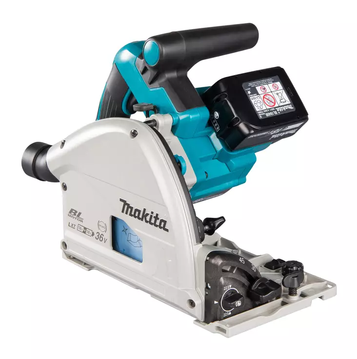 Makita Akku-upotuspyÃ¶rÃ¶saha 2x18V LXT | DSP600ZJ (165mm, Hiiliharjaton, Makpac) - Makita akkusirkkelit ja akkupyörösahat - 103354 - 4