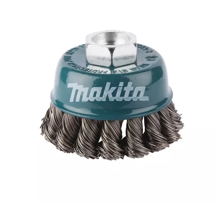 Makita Teräsharja 60mm x M14 viistetty kuppiharja (D-24119) - Harjat kulmahiomakoneille - 105154 - 1