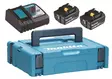 Makita Powerpack LXT 18V | 198116-4 (2x 6.0Ah Akku, Pikalaturi, Makpac) - Makita akkutyökalujen laturit - 103395 - 1