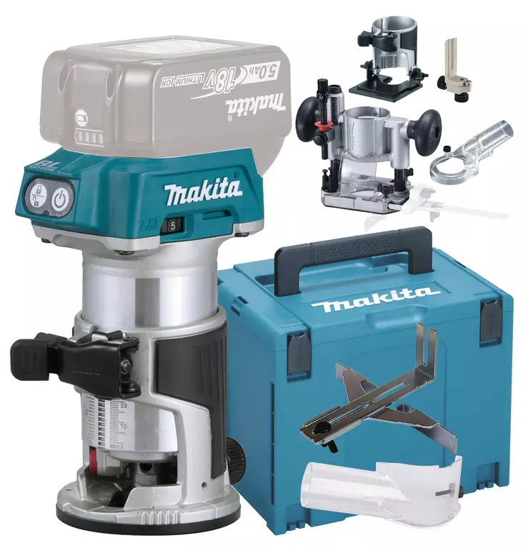 Makita Akkujyrsin 18V LXT Monitoimipaketti | DRT50ZJX5 - Makita Jyrsimet - DRT50ZJX5 - 2