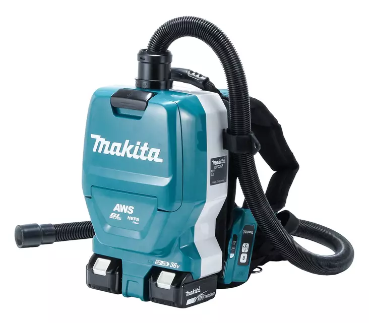 Makita Akkureppuimuri LXT 2x18V | DVC265ZXU (AWS, TyÃ¶konekÃ¤yttÃ¶Ã¶n) - Makita akkuimurit - 102925 - 2
