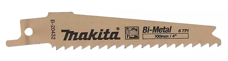 Makita PuukkosahanterÃ¤ 100mm BiM puu nauloineen 6tpi, 5kpl (B-20432) - Puukkosahanterät puulle - 100205 - 1