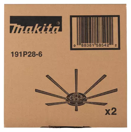 Makita Sivuharjat DRC300 (191P28-6) | 2 kpl - Makita akkukoneiden varaosat - 191P28-6 - 2