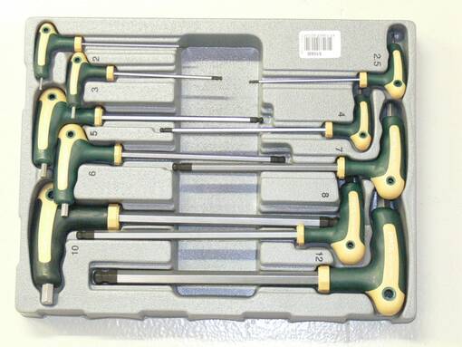 Kuusiokoloavainsarja Force T-kahva - T-kahvalliset avaimet - 101806 - 1