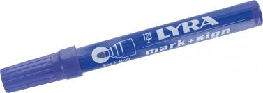 Lyra sininen merkkauskynä 1-4mm - Merkintätuotteet - 101296 - 1