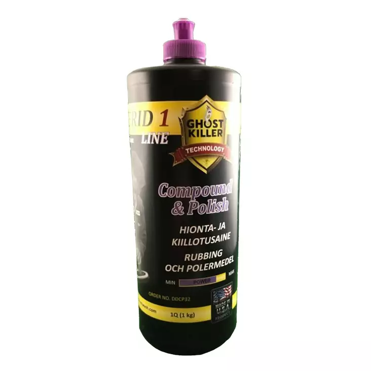 Ghost DD Pro Hybrid 1 Compound & Polish | 0,5 kg (Ei fillereitÃ¤, Keraaminen hionta) - Prescon autonpesuaineet - DDCP16 - 1