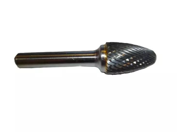 Kovametalliviila, akseli Ø8 mm, SF-muoto, pyöreä kärki - Kovametalliviilat - 101626 - 1