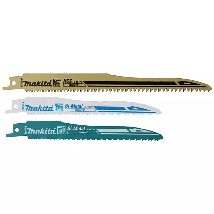 Makita PuukkosahanterÃ¤sarja puulle ja metallille Super Express, 3 kpl (B-13677) - Puukkosahateräsarjat ja erikoisterät - 100216 - 1