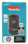 Makita E-24717 PitkÃ¤ Voimahylsy 1" / 33mm - Luotettavuutta ja KestÃ¤vyyttÃ¤ AmmattikÃ¤yttÃ¶Ã¶n - Konehylsyt 1" - E-24717 - 3