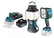 Makita Valmiuspaketti LXT 18V | DLX2512MX1 (Hakuvalo, Lyhtyradio, USB-lataus & 2x Akut) - Makita Akkuvalaisimet - 102217 - 1
