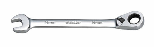 Räikkälenkkiavain 15° kulmassa suunnanvaihdolla, 8mm - Räikkälenkkiavaimet suunnanvaihdolla - 100657 - 1