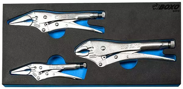 BOXO Lukkopihtisarja 3-osaa (Tuotenro: 284-BX010) - Moduulit työkaluvaunuille - 957 - 1