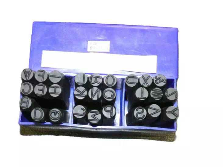 Kirjainmeistisarja A-Z | 12 mm (JÃ¤reÃ¤ teollisuuskoko, Karkaistu TerÃ¤s) - Meistit - 101547 - 1