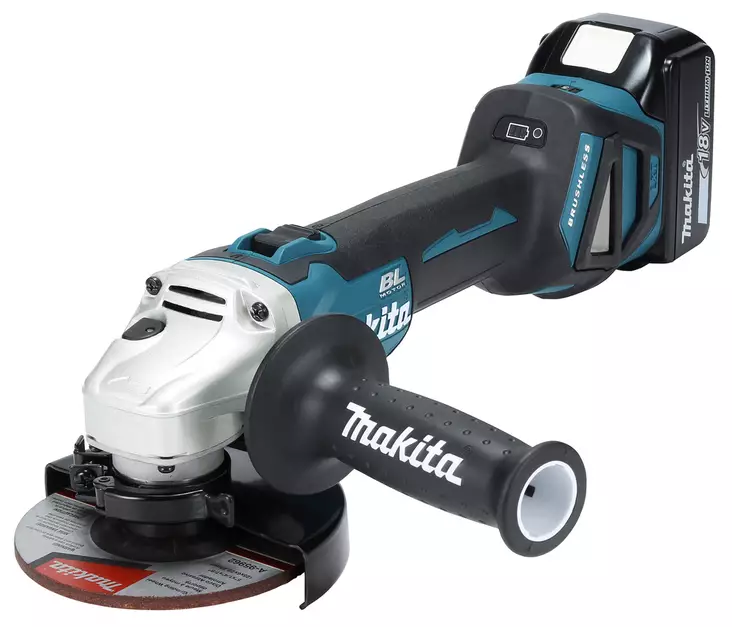 Makita Akkukulmahiomakone LXT 18V | DGA511Z (125mm, SÃ¤Ã¤dettÃ¤vÃ¤ kierrosluku, Hiiliharjaton) - Makita akkurälläkät - 103597 - 2