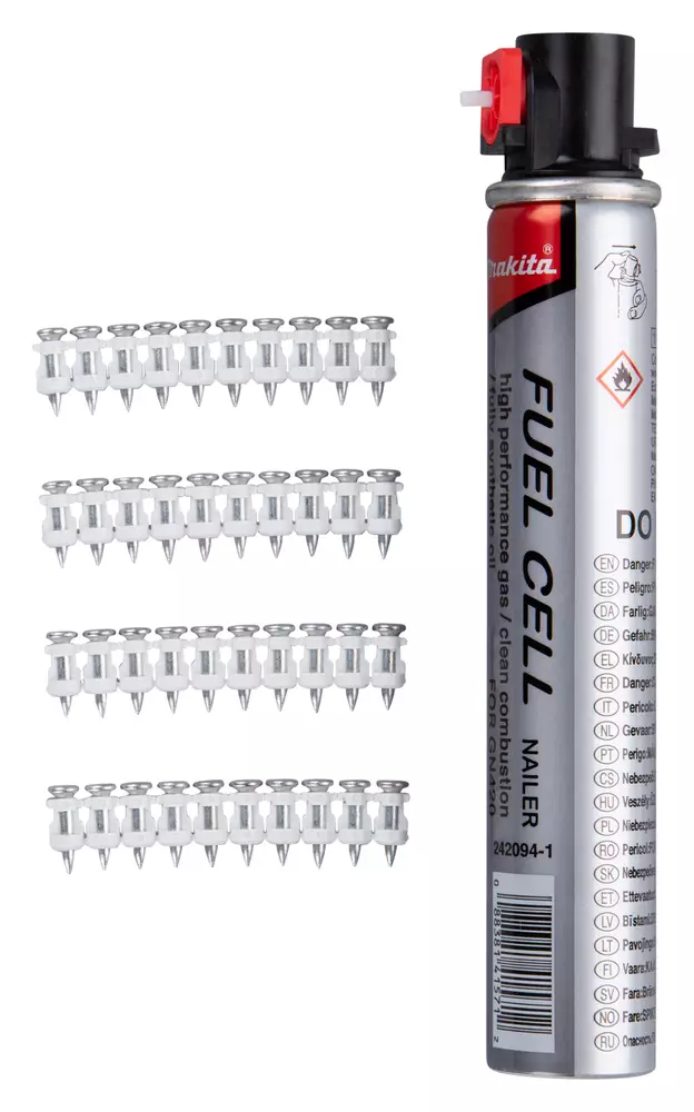 Makita Betoninaula ja Kaasupakkaus | 3,1x17mm | GN900SE | 196286-3 - Naulaimen naulat ja hakaset - 103647 - 1
