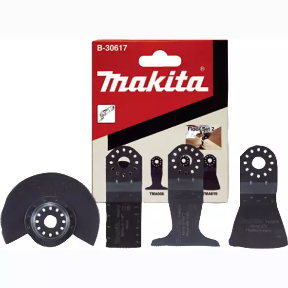 Makita monitoimikoneen terÃ¤sarja 4 kpl (B-30617) - Monitoimikoneen sahanterät upotukseen - B-30617 - 2