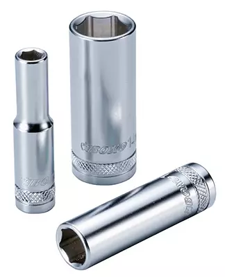 BOXO PitkÃ¤ Hylsy 3/8" | 8â€“24 mm (6-kulmainen / 6K, Irtomyynti) - Milliset hylsyt 3/8" - 6k-pitkat-hyls-38 - 1